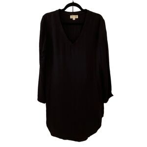 Cloth & Stone Ling Sleeve V Neck Dress with Pockets
